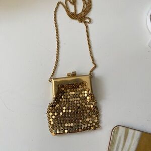 Vintage Gold Chainmail mini purse